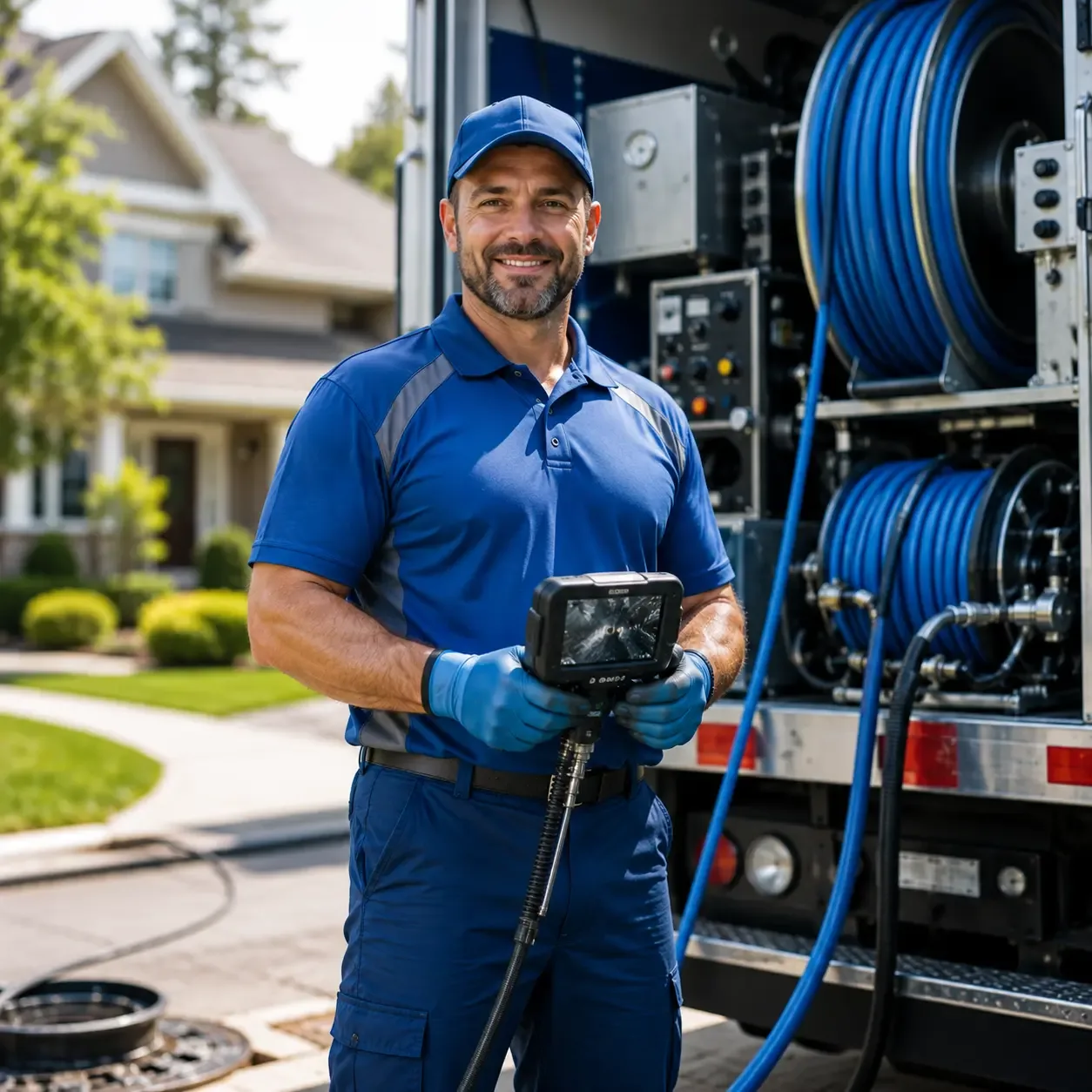 Local outdoor drain cleaning specialists in Harvard, IL
